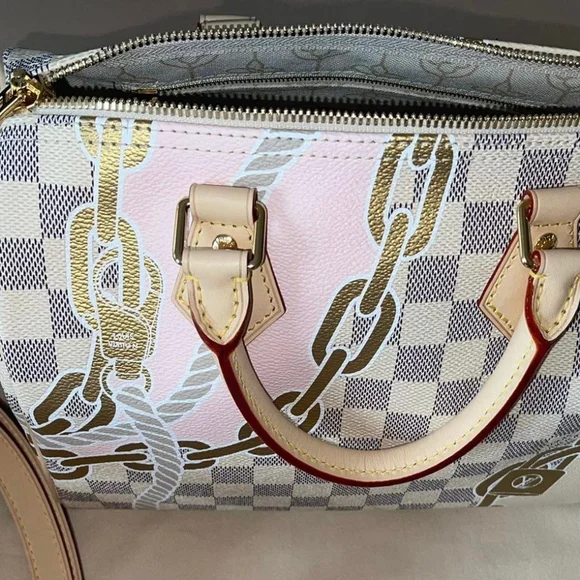 Louis Vuitton Damier Azur Nautical Speedy 25 - Picture 3 of 15
